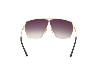 Shiny Deep Gold Female Sunglasses Tom Ford 889214549167