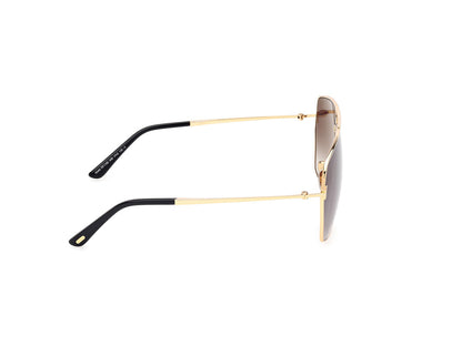 Shiny Deep Gold Female Sunglasses Tom Ford 889214549167
