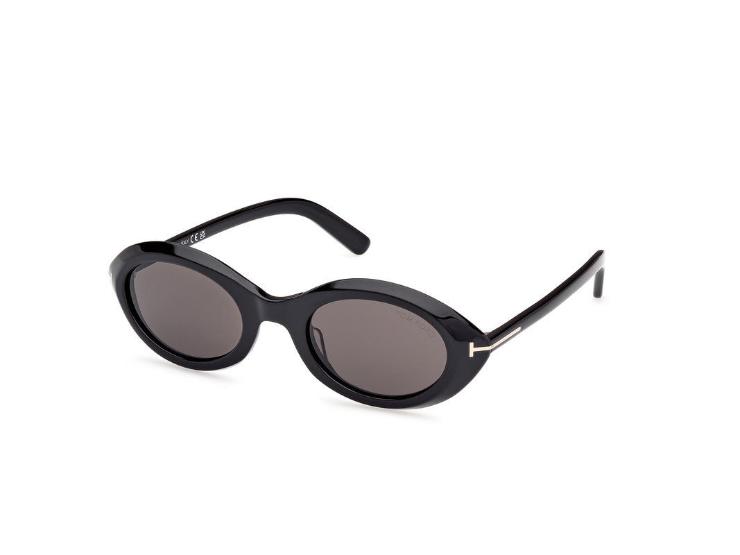 Shiny Black Female Sunglasses Tom Ford 889214549174