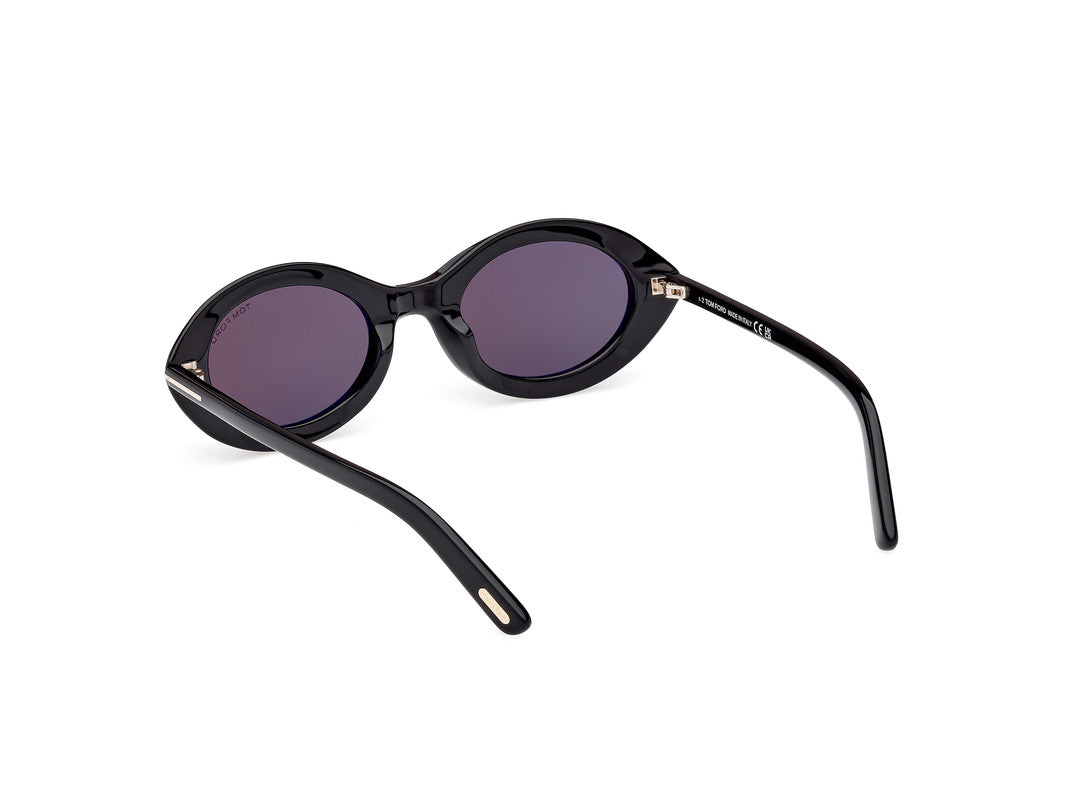 Shiny Black Female Sunglasses Tom Ford 889214549174