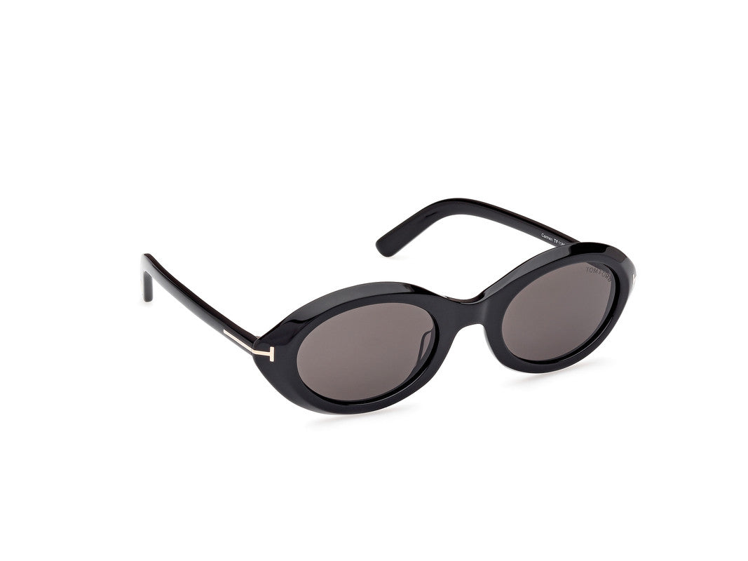 Shiny Black Female Sunglasses Tom Ford 889214549174