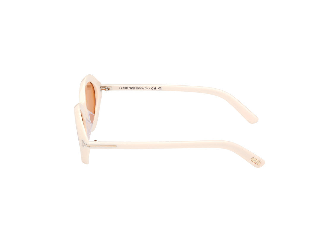 Shiny Ivory Female Sunglasses Tom Ford 889214549181