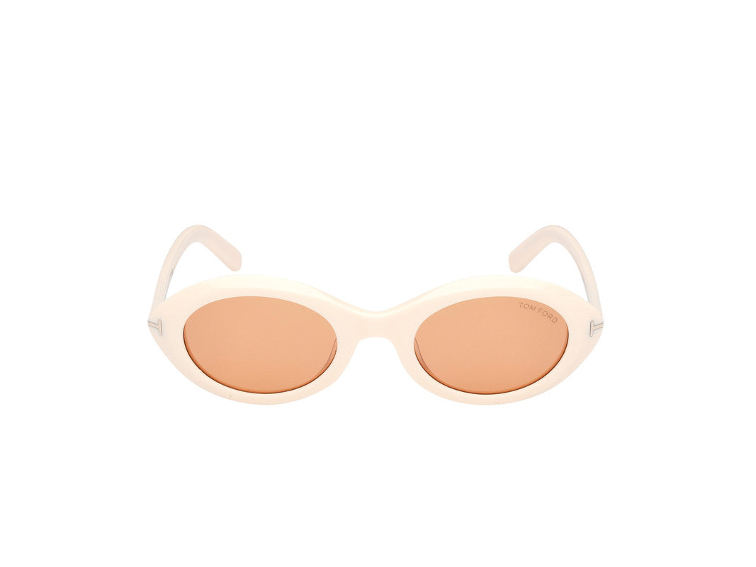Shiny Ivory Female Sunglasses Tom Ford 889214549181