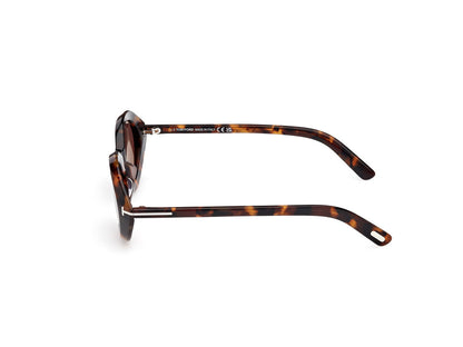 Dark Havana Female Sunglasses Tom Ford 889214549198