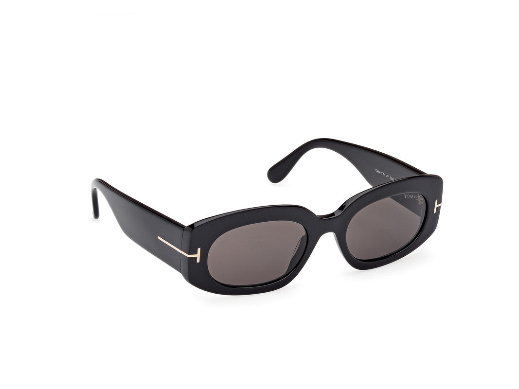 Shiny Black Female Sunglasses Tom Ford 889214549204