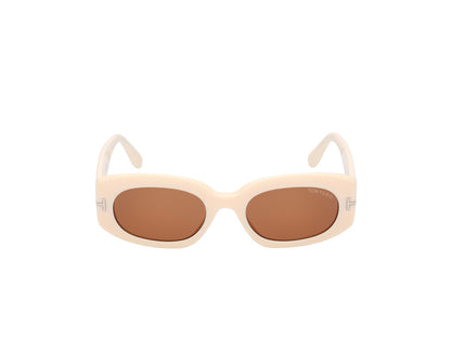 Shiny Ivory Female Sunglasses Tom Ford 889214549211