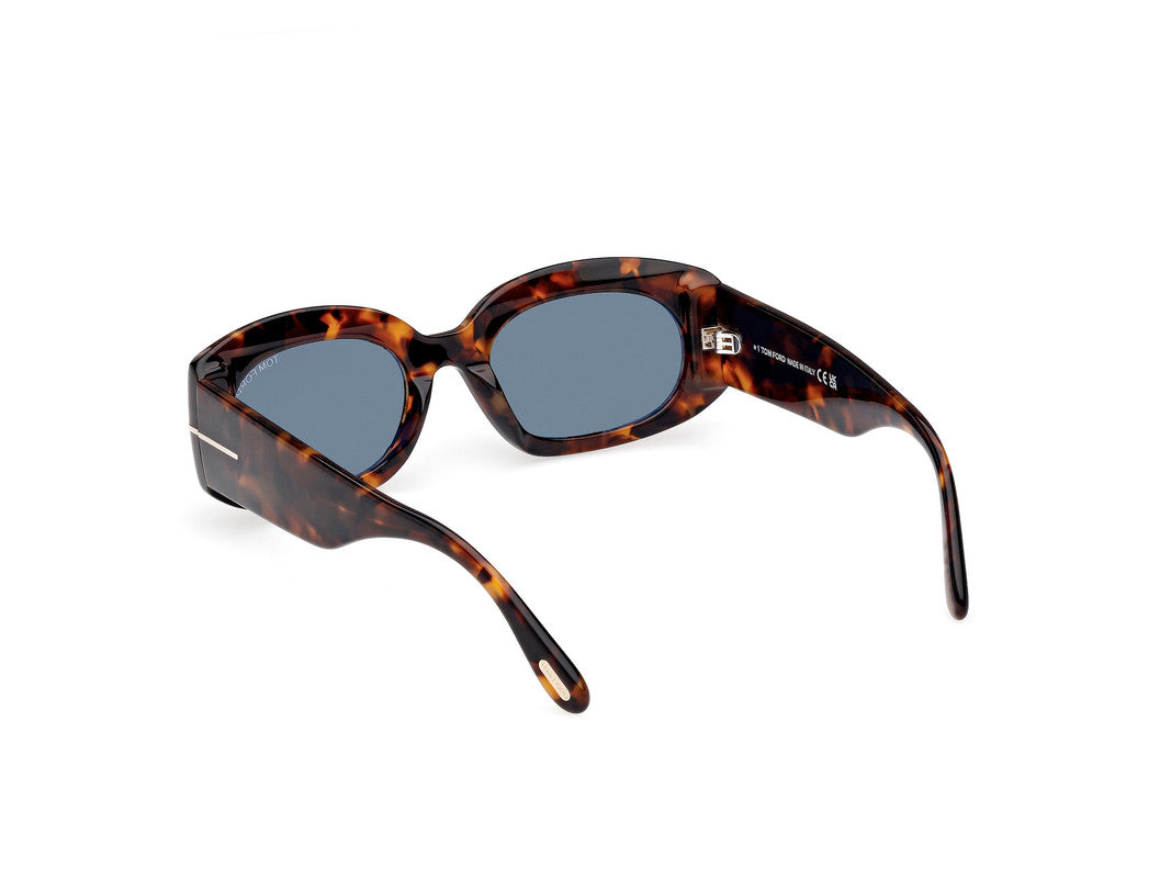 Dark Havana Female Sunglasses Tom Ford 889214549228