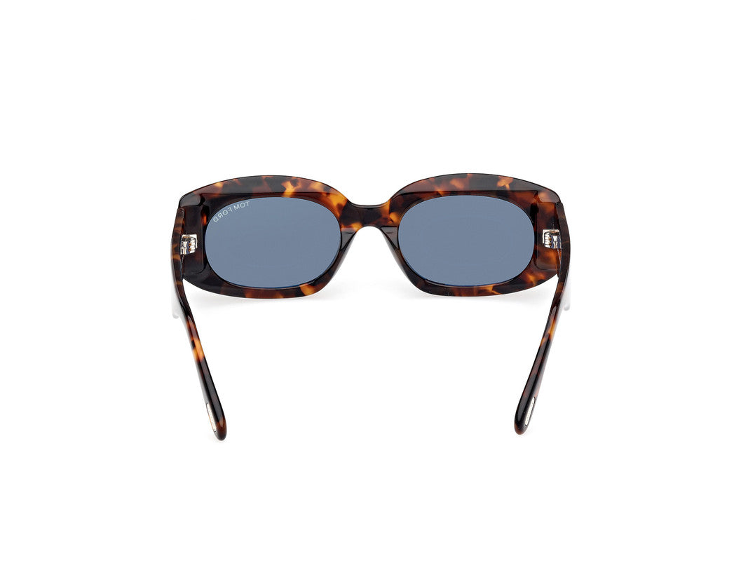 Dark Havana Female Sunglasses Tom Ford 889214549228