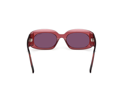 Shiny Bordeaux Female Sunglasses Tom Ford 889214549235
