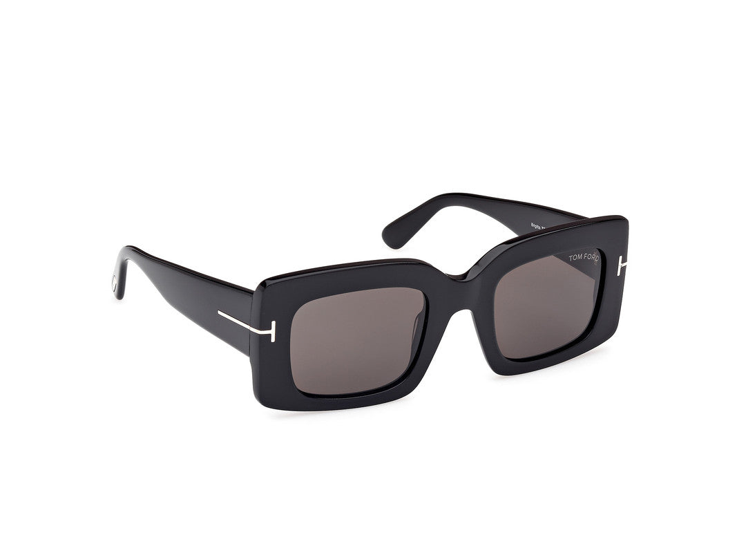 Shiny Black Female Sunglasses Tom Ford 889214549242