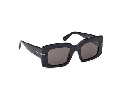Shiny Black Female Sunglasses Tom Ford 889214549242