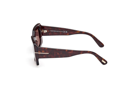 Dark Havana Female Sunglasses Tom Ford 889214549266