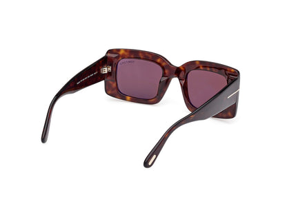 Dark Havana Female Sunglasses Tom Ford 889214549266