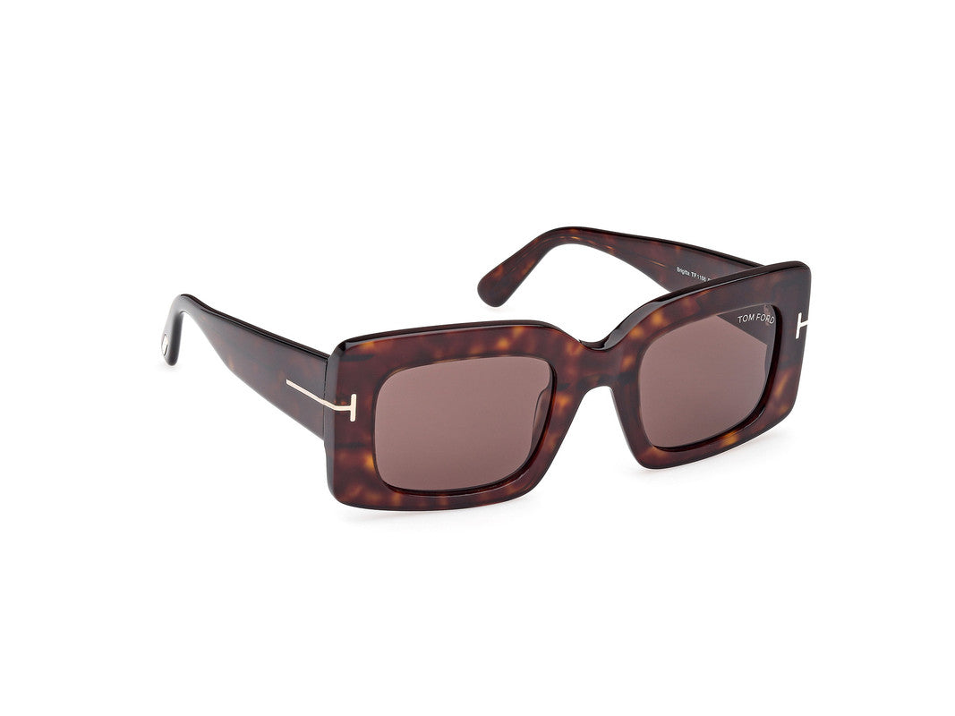 Dark Havana Female Sunglasses Tom Ford 889214549266