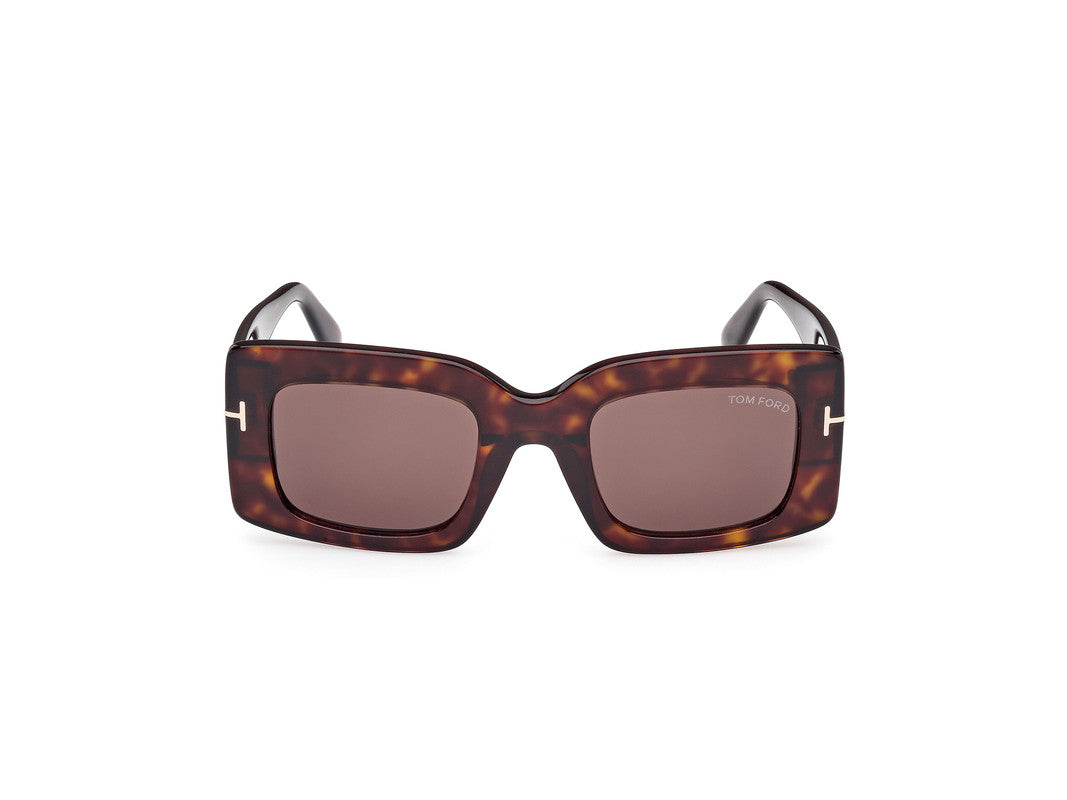 Dark Havana Female Sunglasses Tom Ford 889214549266
