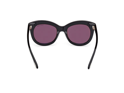 Shiny Black Female Sunglasses Tom Ford 889214549273