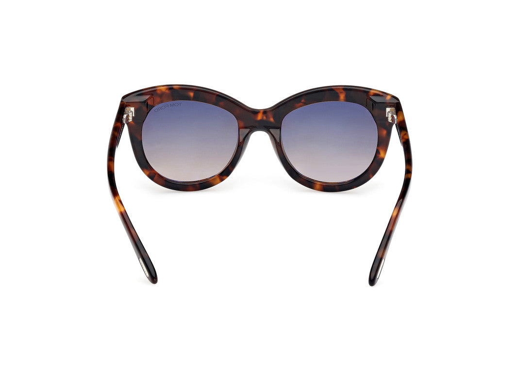 Dark Havana Female Sunglasses Tom Ford 889214549297