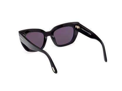 Shiny Black Female Sunglasses Tom Ford 889214549310