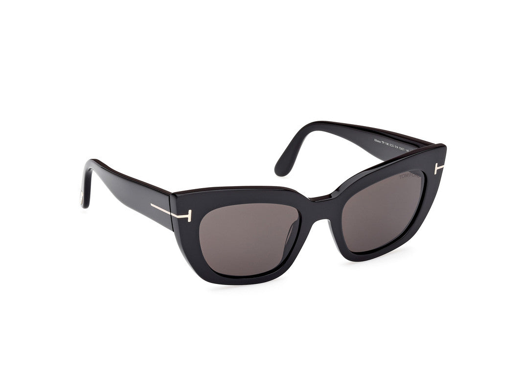 Shiny Black Female Sunglasses Tom Ford 889214549310