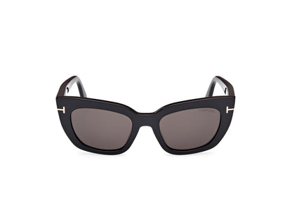 Shiny Black Female Sunglasses Tom Ford 889214549310