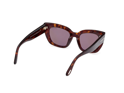 Dark Havana Female Sunglasses Tom Ford 889214549327