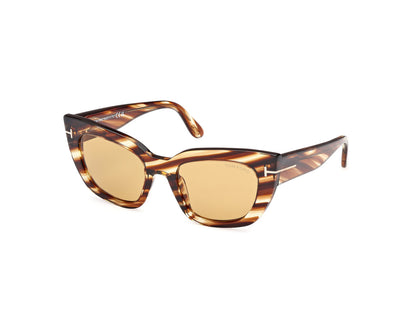 Blonde Havana Female Sunglasses Tom Ford 889214549341