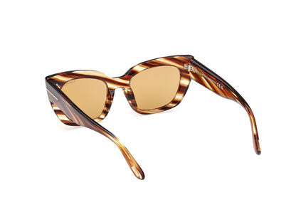 Blonde Havana Female Sunglasses Tom Ford 889214549341
