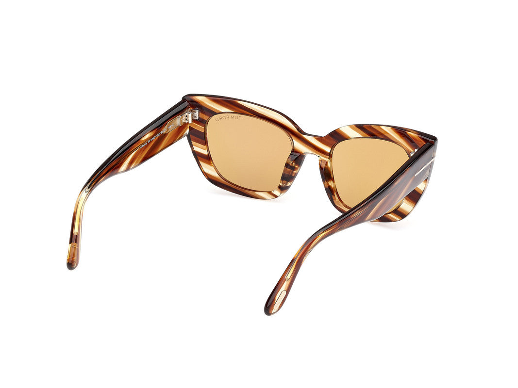 Blonde Havana Female Sunglasses Tom Ford 889214549341