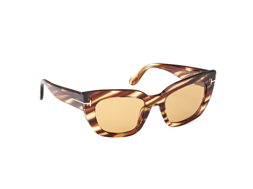 Blonde Havana Female Sunglasses Tom Ford 889214549341