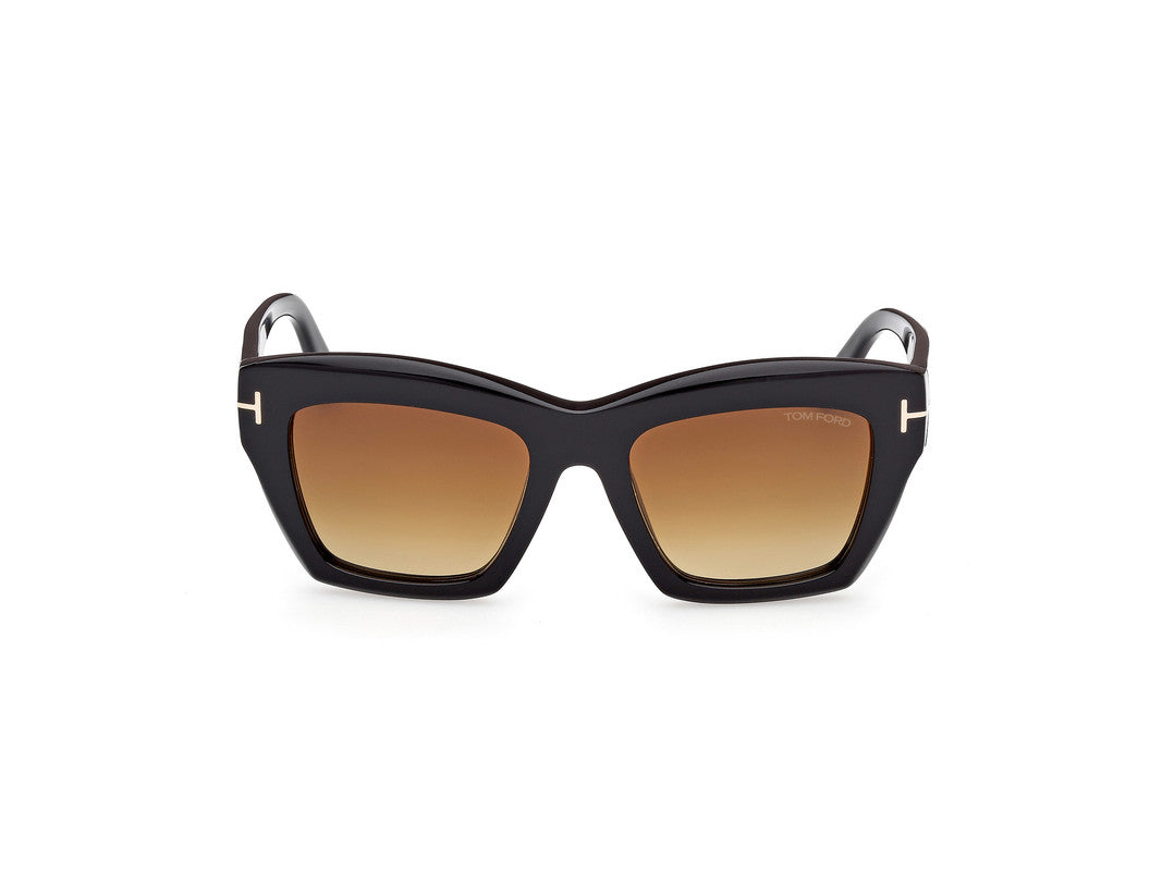 Shiny Black Female Sunglasses Tom Ford 889214549372