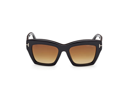 Shiny Black Female Sunglasses Tom Ford 889214549372