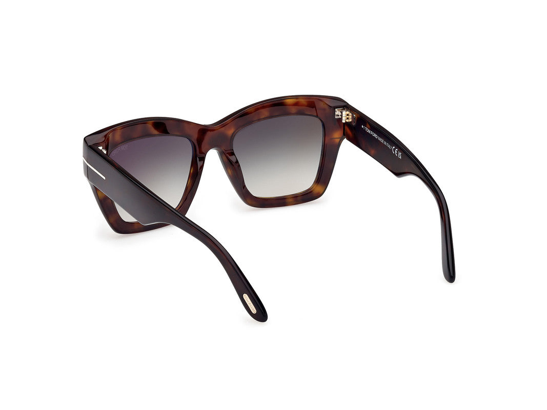 Dark Havana Female Sunglasses Tom Ford 889214549389