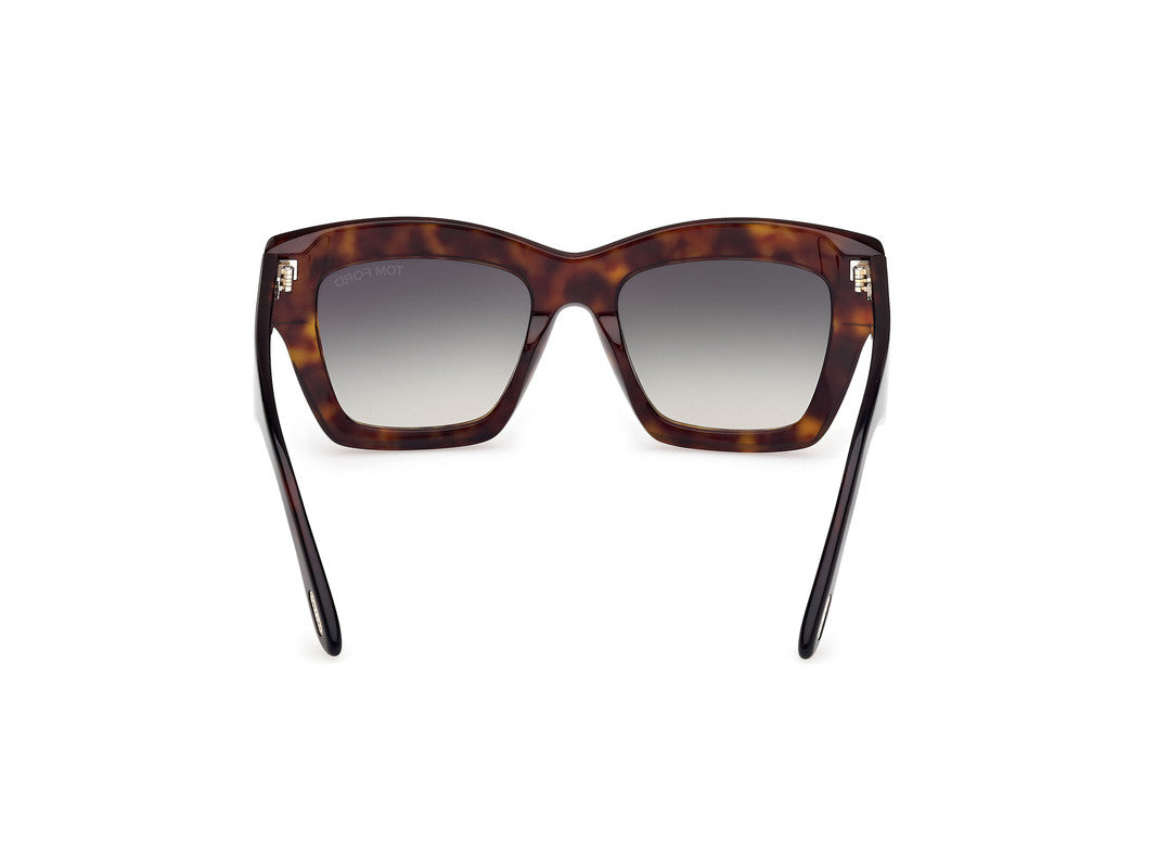 Dark Havana Female Sunglasses Tom Ford 889214549389