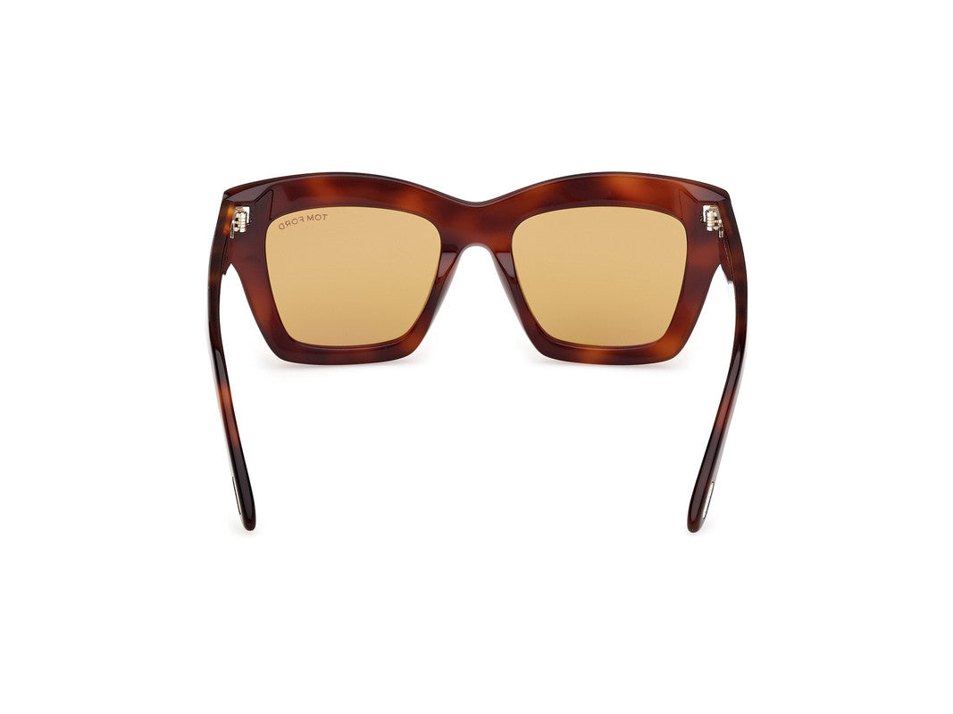 Blonde Havana Female Sunglasses Tom Ford 889214549396