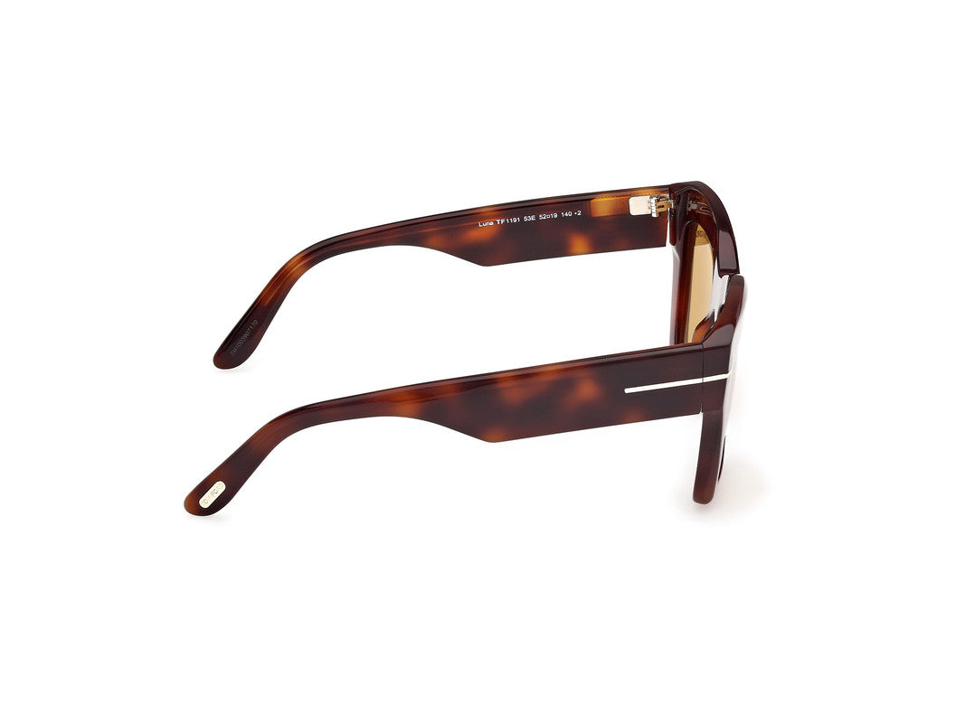 Blonde Havana Female Sunglasses Tom Ford 889214549396