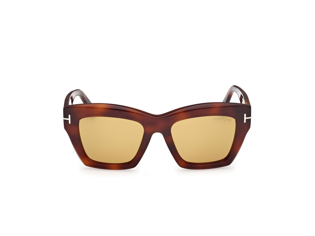 Blonde Havana Female Sunglasses Tom Ford 889214549396
