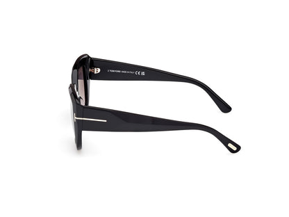 Shiny Black Female Sunglasses Tom Ford 889214549419