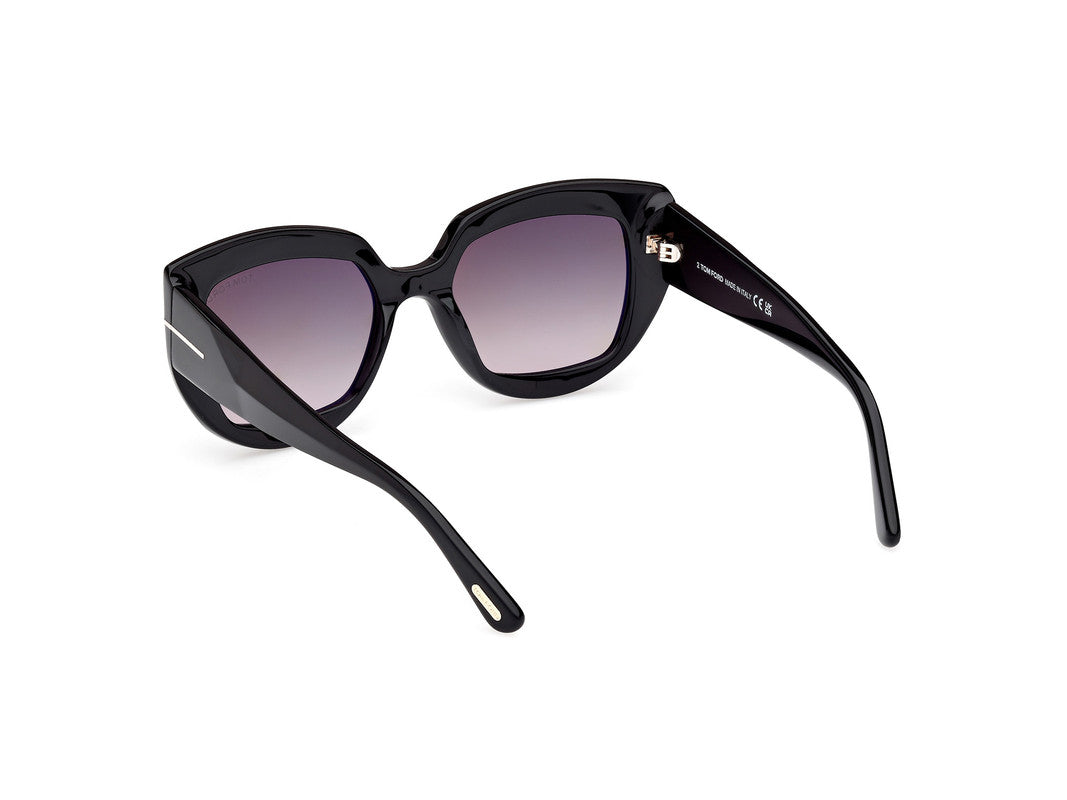 Shiny Black Female Sunglasses Tom Ford 889214549419