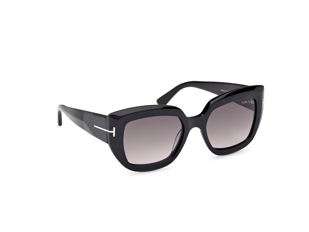 Shiny Black Female Sunglasses Tom Ford 889214549419