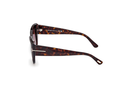 Dark Havana Female Sunglasses Tom Ford 889214549426