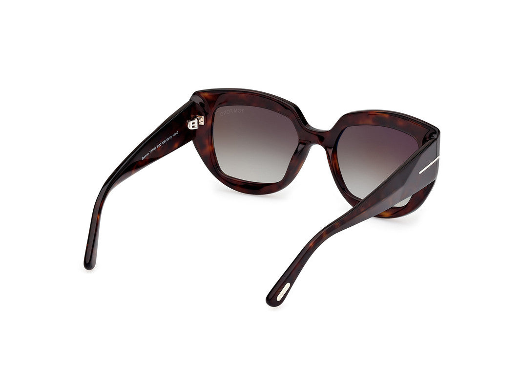 Dark Havana Female Sunglasses Tom Ford 889214549426