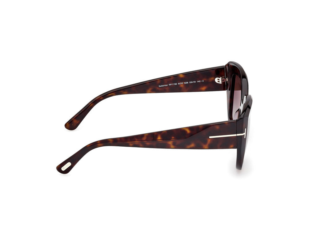 Dark Havana Female Sunglasses Tom Ford 889214549426