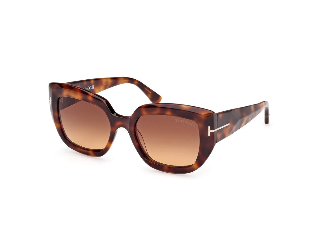 Blonde Havana Female Sunglasses Tom Ford 889214549433