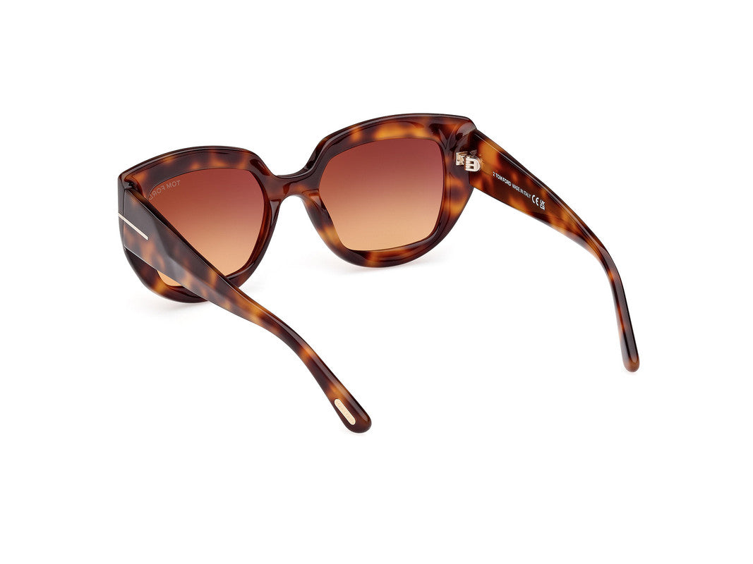 Blonde Havana Female Sunglasses Tom Ford 889214549433
