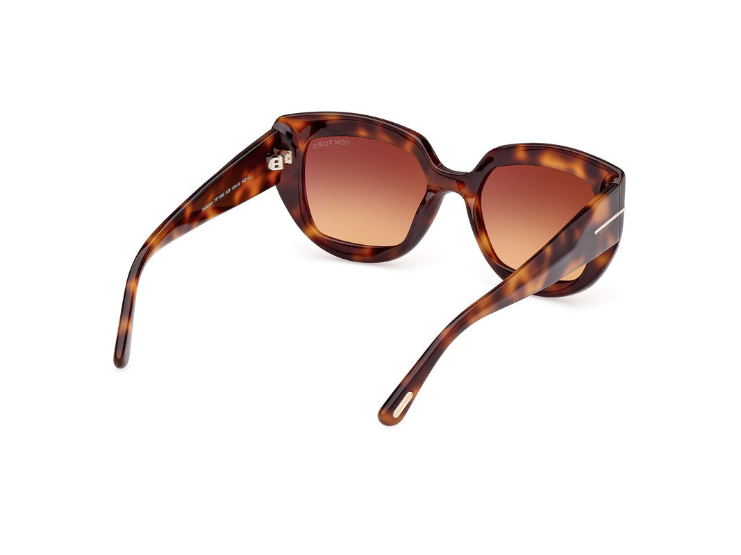 Blonde Havana Female Sunglasses Tom Ford 889214549433