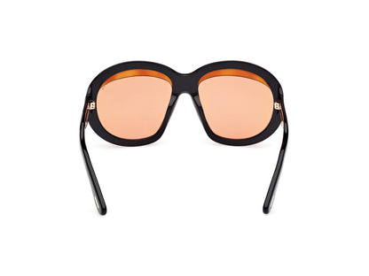 Shiny Black Female Sunglasses Tom Ford 889214549440