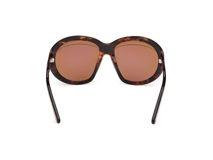 Dark Havana Female Sunglasses Tom Ford 889214549457