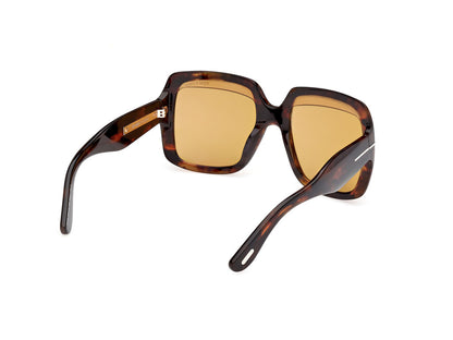 Dark Havana Female Sunglasses Tom Ford 889214549471