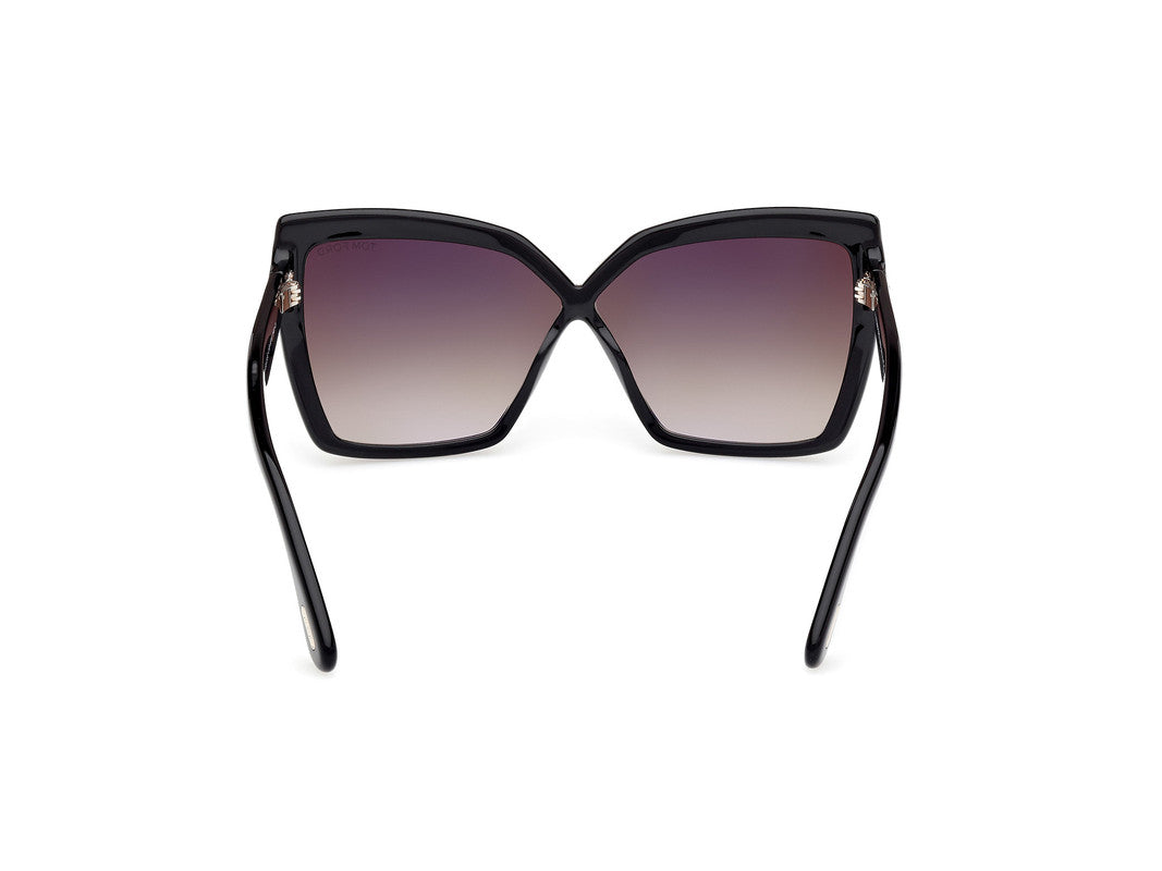 Shiny Black Female Sunglasses Tom Ford 889214549488