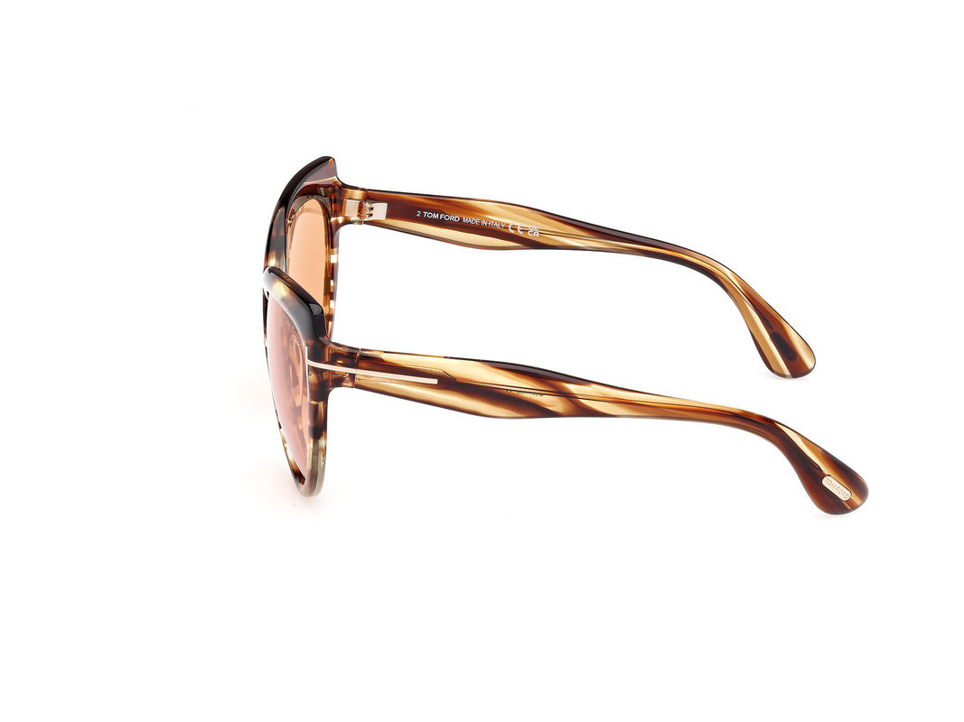 Blonde Havana Female Sunglasses Tom Ford 889214549532
